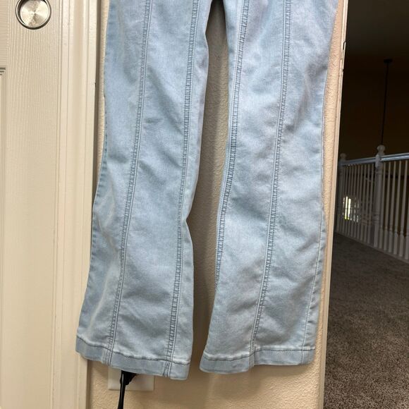Girls Denim Overalls Light Blue Size 9/10 #611 - Picture 6 of 17